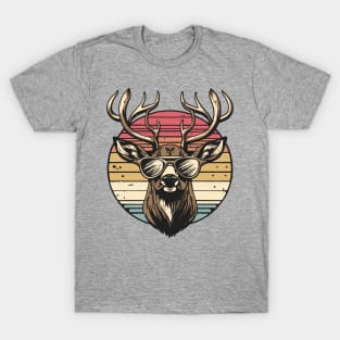 Buck Deer Sunset T-Shirt